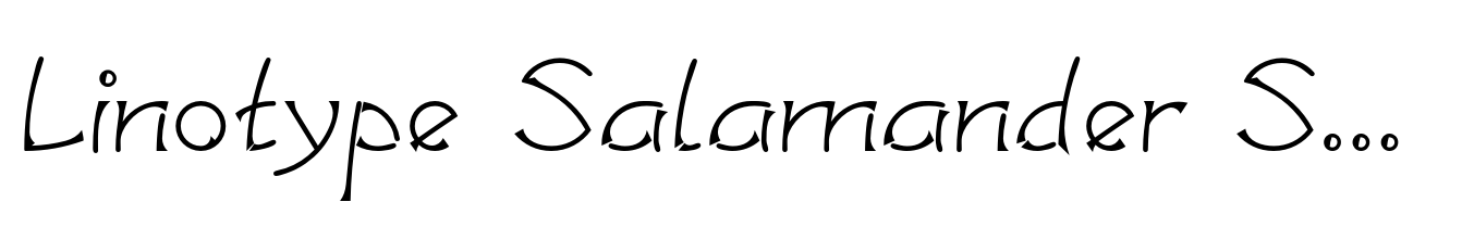 Linotype Salamander Semi Bold